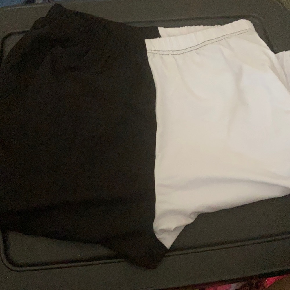 Black/White Joggers